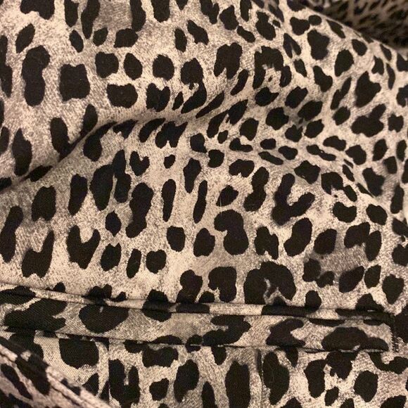 WHBM slim ankle leopard print pants 10 - Picture 10 of 10